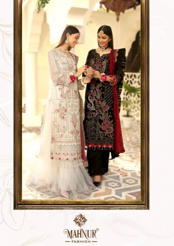 Mahnur 3 Bridal Wear Georgette Designer Salwar Suits Collection